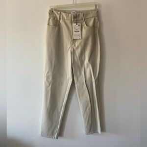 Zara faux leather pants